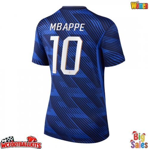 France Kylian Mbappe #10 Replica Home Stadium Shirt for Women World Cup 2026 Short Sleeve